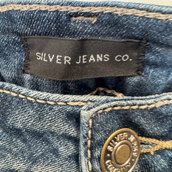 Silver Jeans Suki Slim Boot Blue - Picture 8 of 10